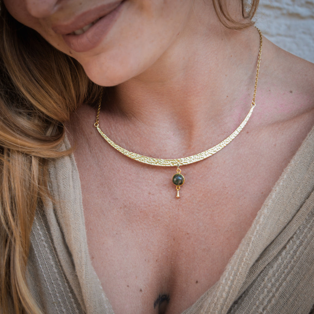 ALTHEA I Moss Agate