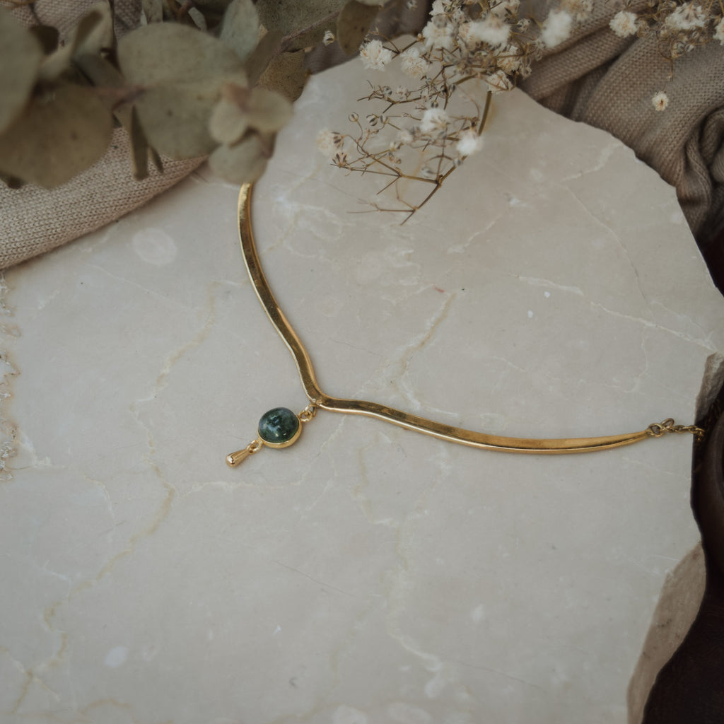 ALTHEA I Moss Agate