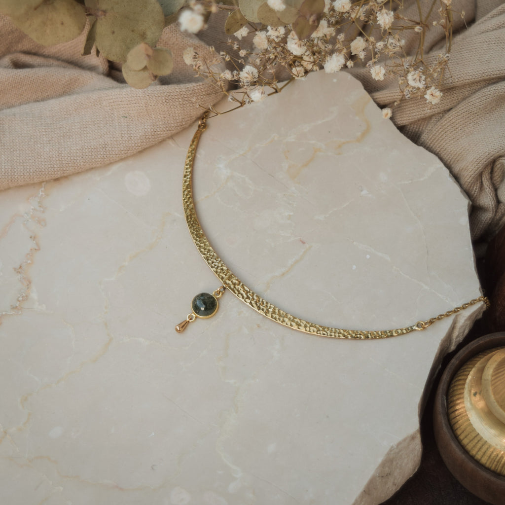 ALTHEA I Moss Agate
