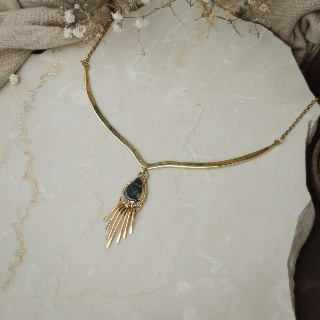 ALTHEA II Moss Agate