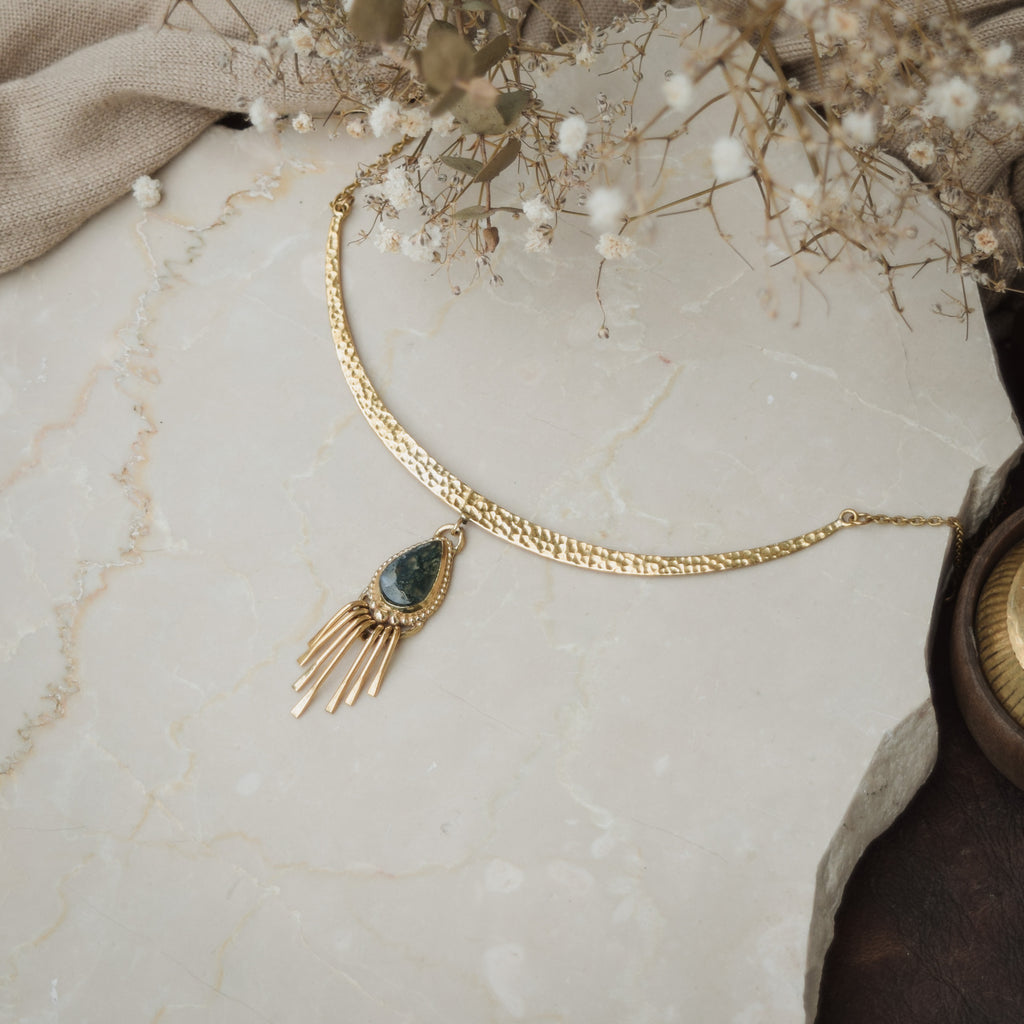 ALTHEA II Moss Agate